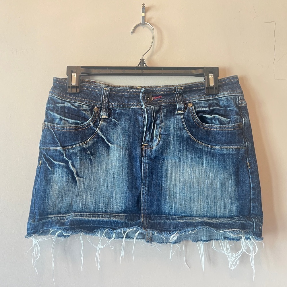 FINAL PRICE Micro Mini Denim Skirt